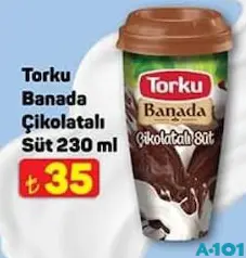 TORKU BANADA ÇİKOLATALI SÜT 230 ML fiyat ve kampanya bilgisi
